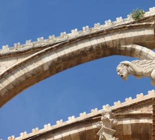 Außen-Detail der Kathedrale La Seu