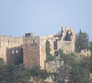 Blick auf die Burg von Alanya 