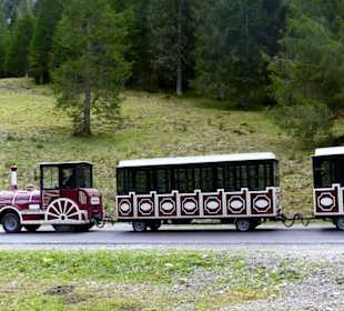 Der Zug spart das Wandern 