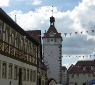 Der Stadtturm in der Altstadt von Prichsenstadt