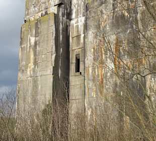 Außenansicht des Bunker Valentin