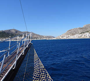 Anfahrt auf die Insel Kalymnos