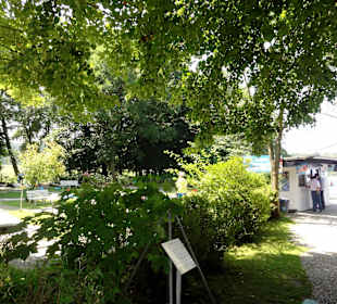 Zugang zum Café im Park