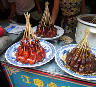 Essen in der Altstadt von Shanghai