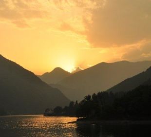 Sonnenuntergang am Ledrosee