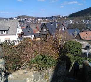 Blick vom Schloss Richtung Stadt
