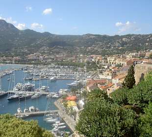 Hafenblick von Zitadelle Calvi