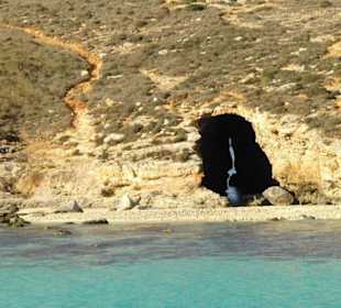 Felsengruppe bei der blauen Lagune 