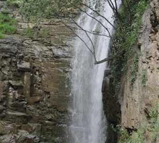 Schwefelbäder - Wasserfall