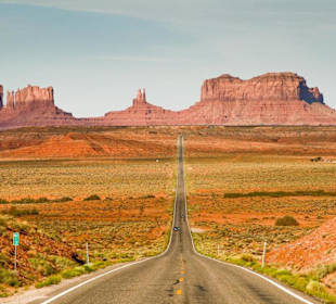 Straße zum Monument Valley