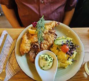 Fisch (Zander) im Permesa-Ei-Mantel