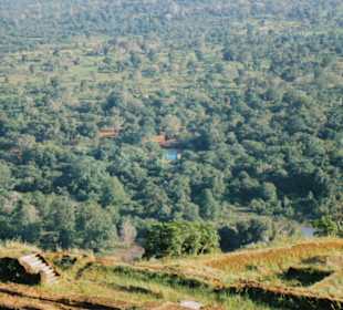 Blick vom Sigiriya Felsen