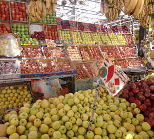 Stadtrundfahrt, einheimischer Markt