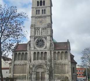 Schweinfurt: Blick zur Heilig-Geist-Kirche