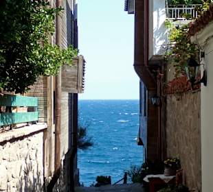 Zugang zu einem Restaurant