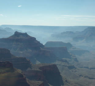 Frühdunst verschönert den Blick
