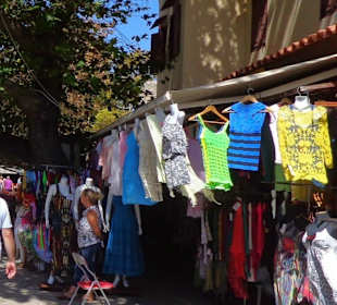 Geschäfte in engen Gassen