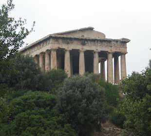 Vogelblick auf die Akropolis