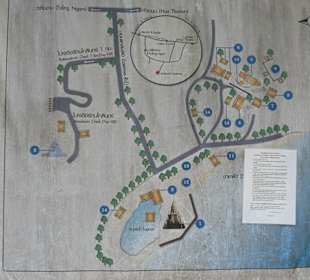Lageplan der Tempelanlage