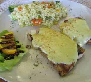 Lachs auf Griechisch