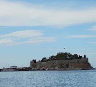Insel vor Kusadasi, Burg ist geschlossen
