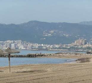 Strand auf dem Weg nach Palma