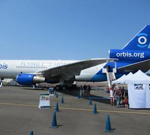 Fliegende Augenklinik Orbis zu Besuch