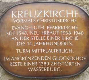 Die Kreuzkirche in Schweinfurt Oberndorf