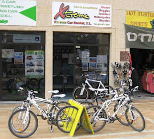 Fahrradvermietung in Costa Calma/ Fuerteventura