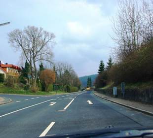 Fahrt hoch zur Festung