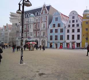 Fußgängerzone im Winter