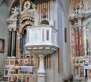 Die Kanzel der Kathedrale