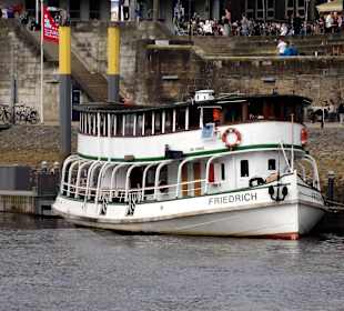 "Friedrich" am Ufer der Schlachte