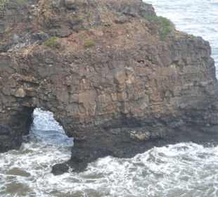 Zum Mirador de San Pedro vorbei an kleiner Bucht