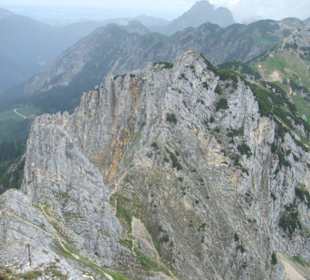 Blick über die Gelbe Scharte 