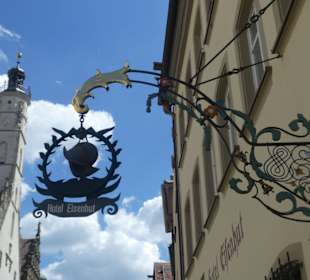 Zunftschild in Rothenburg ob der Tauber