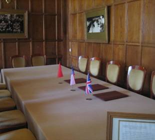 Der Frühstücksraum während der Konferenz