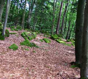 Geländer nach unten