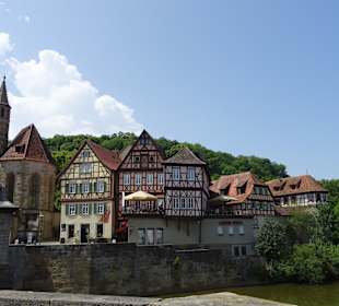 Blick von der Henkersbrücke Schwäbisch Hall