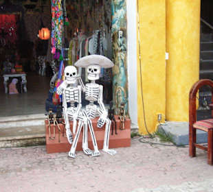 Bein Shoppen hingesetzt