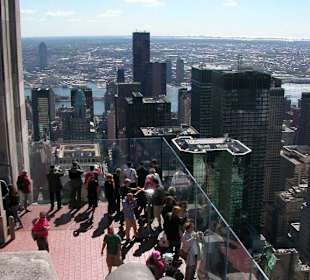 Blick auf die 1. Plattform