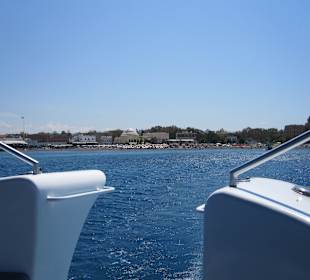 Aussicht-Glasbodenboot Tour Rhodos Stadt 