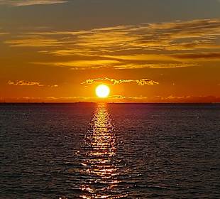 Sonnenuntergang Ria Formosa Bootstour