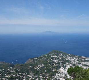 Blick hinunter Monte Solaro