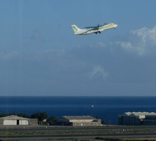 Start der Propellermaschine