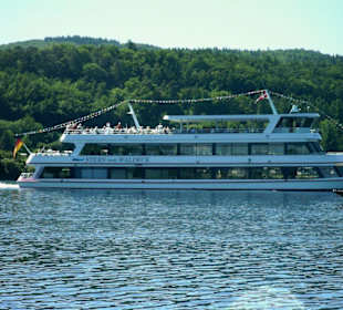 Mitfahrgelegenheit auf dem Edersee