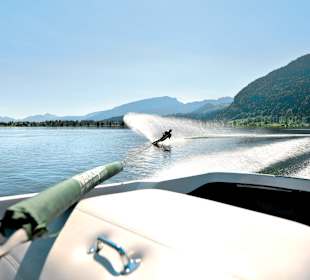 Action mit Wasserski am Walchsee 