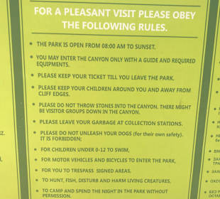 Schlucht von Göynük / Göynük Canyon Park