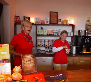 Mit super nettem Personal