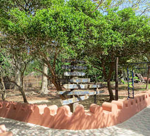 Schön gemachte Wege auf der Insel 